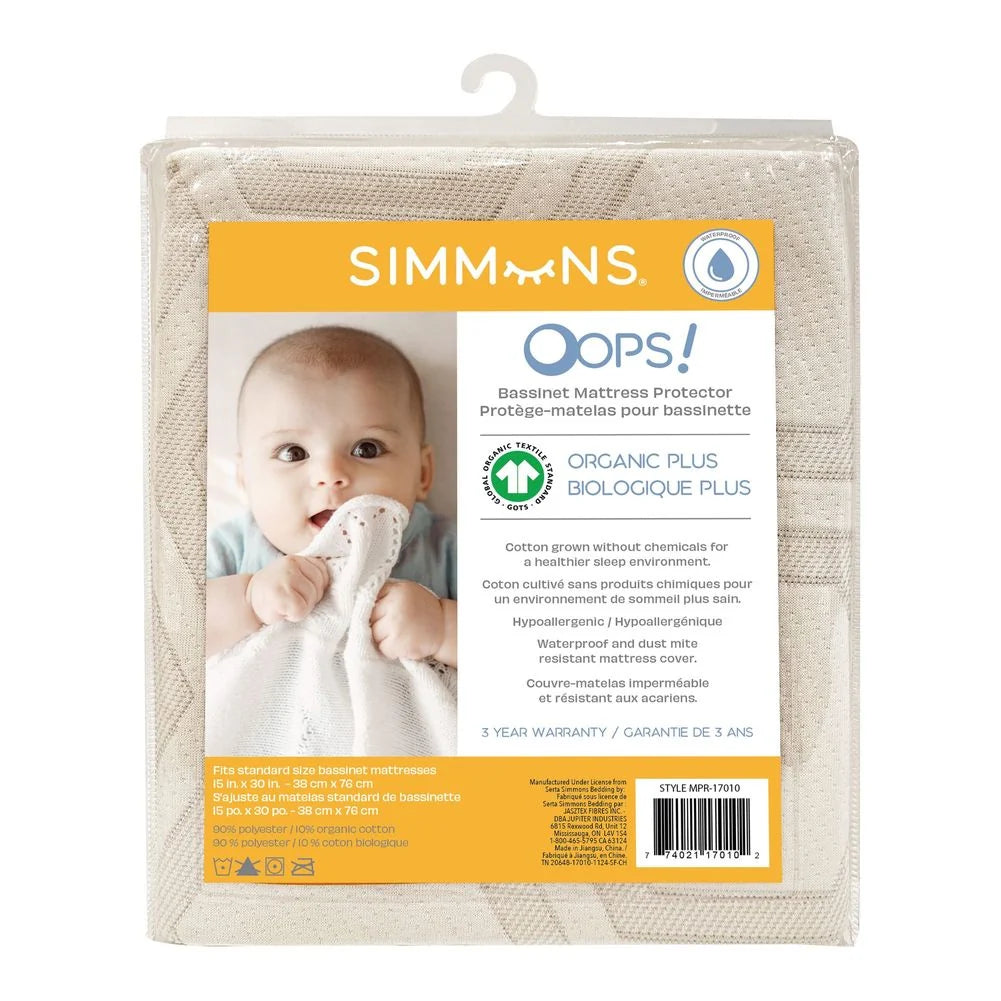 Simmons OOPS Organic Bassinet