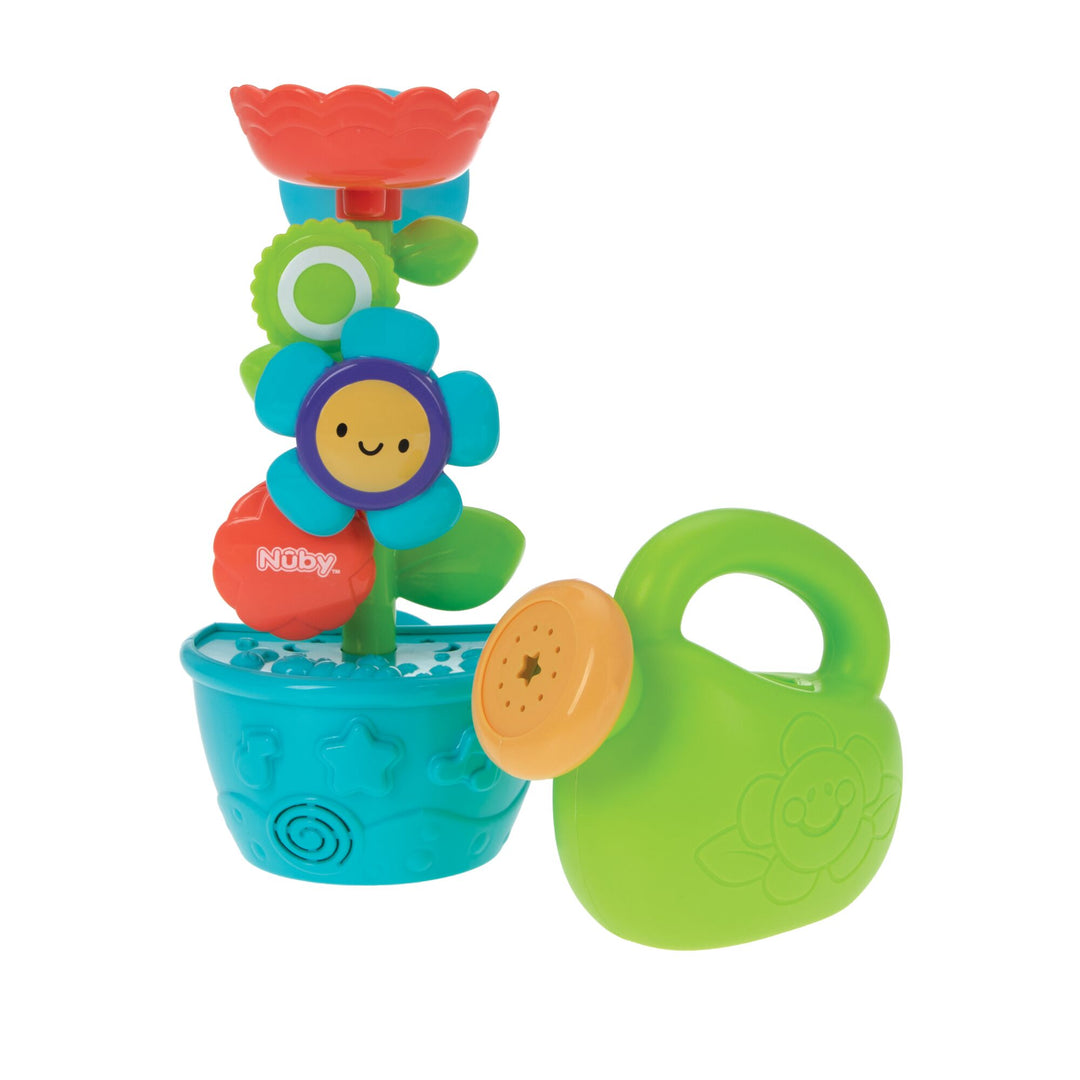 Nuby Flow N' Grow Garden Bath Toy with Flower and Watering Can