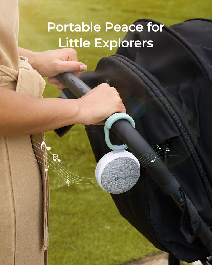 Momcozy Portable Sound Machine - Green & White