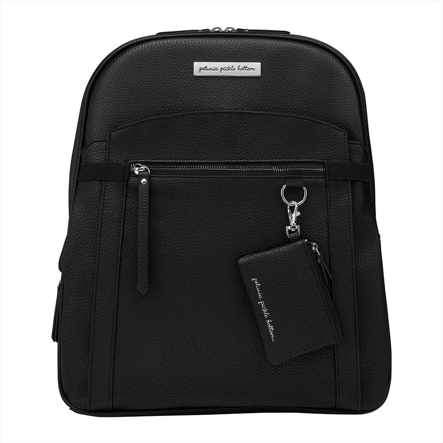 Petunia Pickle Bottom 2 - in - 1 Provisions Backpack in Ebony