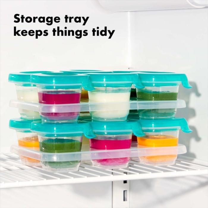 OXO Tot 2 oz Baby Blocks Silicone Freezer Storage Containers