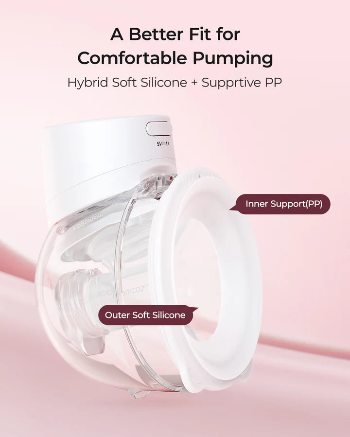 Momcozy Hands-Free Breast Pump White - S12 Pro Quick