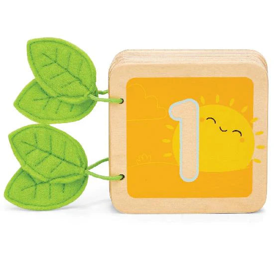 123 Numbers Wooden Book