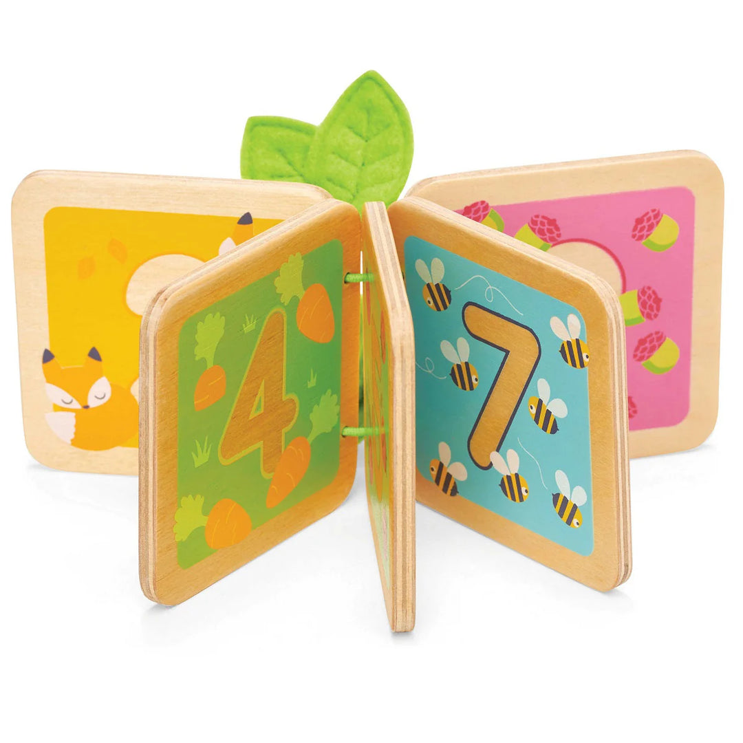 123 Numbers Wooden Book