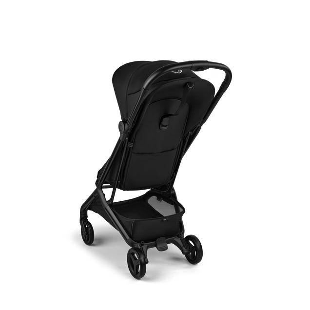 bugaboo-butterfly-2-complete-ultra-compact-travel-stroller Black stroller on a white background