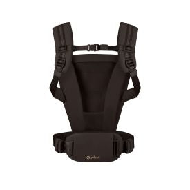 CYBEX LAYA baby carrier - Black baby carrier with Cybex logo on a white background