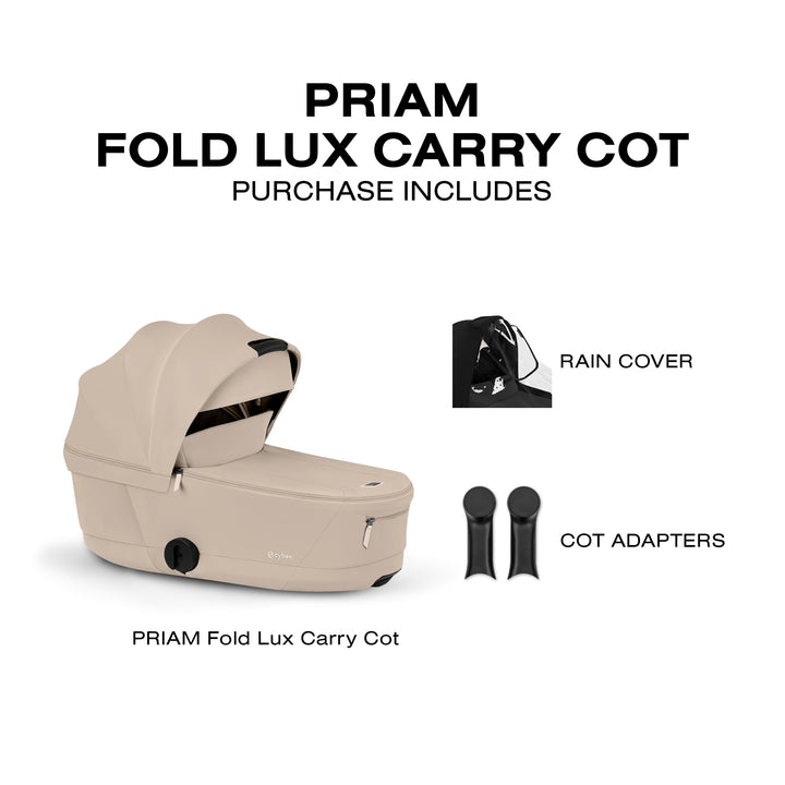 Cybex PRIAM Fold Lux Carry Cot - 2026