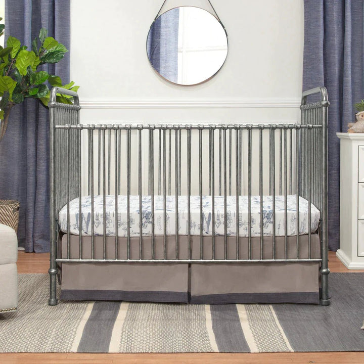 Nameake Abigail 3 - in - 1 Crib - Vintage Silver