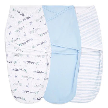 Aden + Anais - Essentials Easy Cotton Swaddle Wraps (3 pack) Swaddle Wraps Stargaze - Image 4