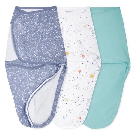Aden + Anais - Essentials Easy Cotton Swaddle Wraps (3 pack) Swaddle Wraps Stargaze - Image 1