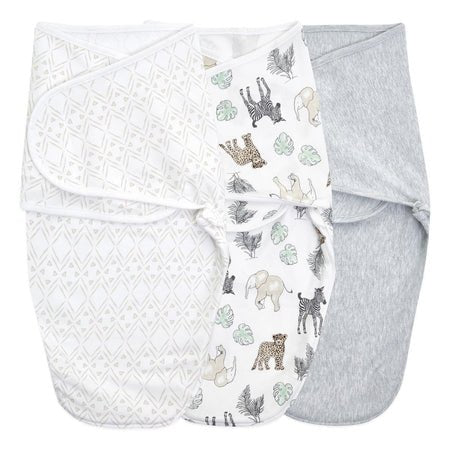 Aden + Anais - Essentials Easy Cotton Swaddle Wraps (3 pack) Swaddle Wraps Toile - Image 17