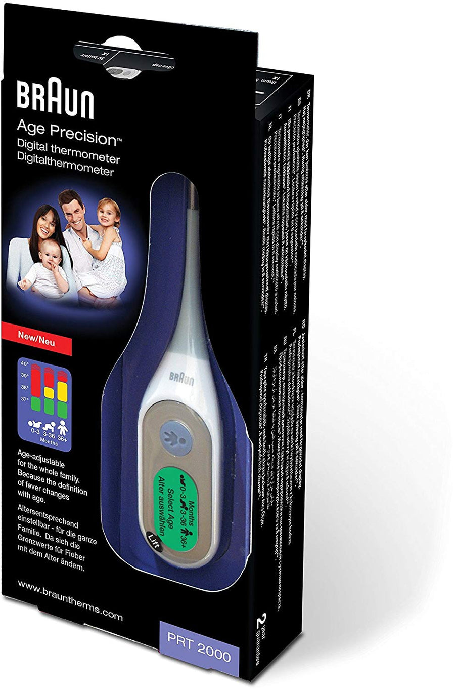 BRAUN Age Precision Digital Stick Thermometer