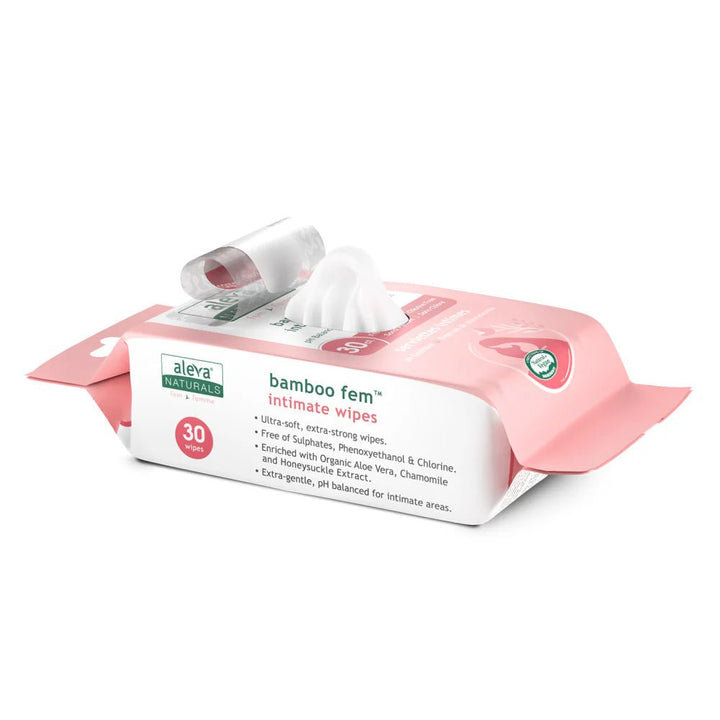 aleva NATURALS aleva NATURALS Bamboo Fem Wipes health and safety