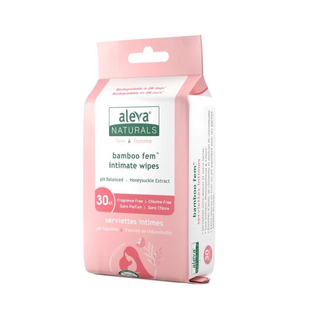 aleva NATURALS aleva NATURALS Bamboo Fem Wipes health and safety