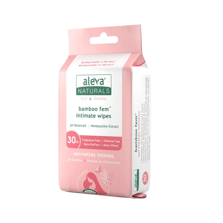 aleva NATURALS aleva NATURALS Bamboo Fem Wipes health and safety