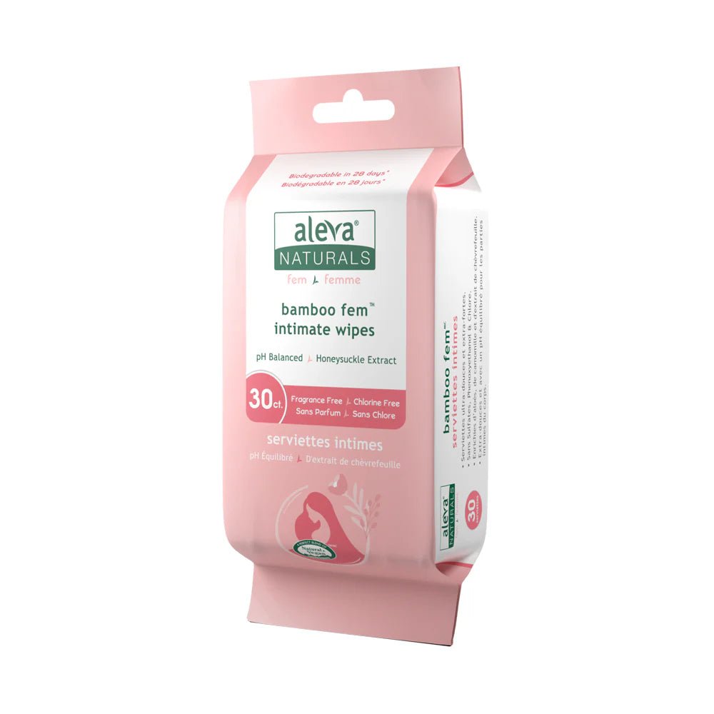 aleva NATURALS aleva NATURALS Bamboo Fem Wipes health and safety