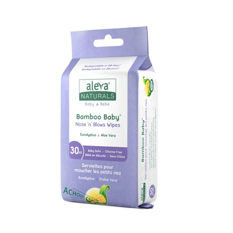 aleva NATURALS aleva NATURALS - Nose ‘n’ Blows Wipes 30 count health and safety