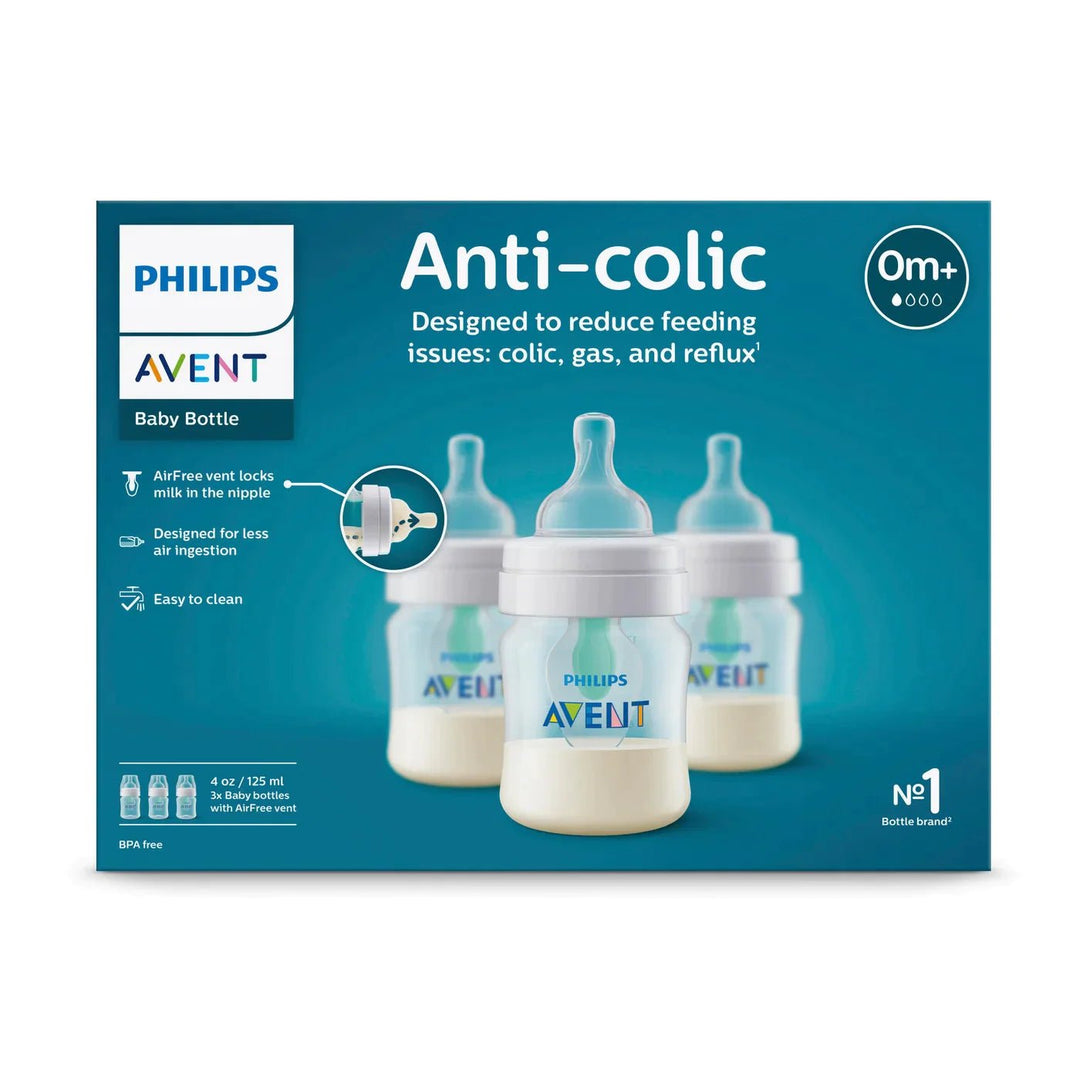 Philips AVENT Anti - colic Baby Bottle with AirFree Vent 4oz