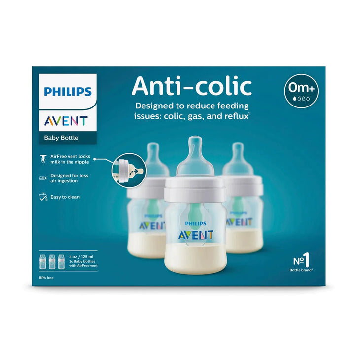 Philips AVENT Anti - colic Baby Bottle with AirFree Vent 4oz