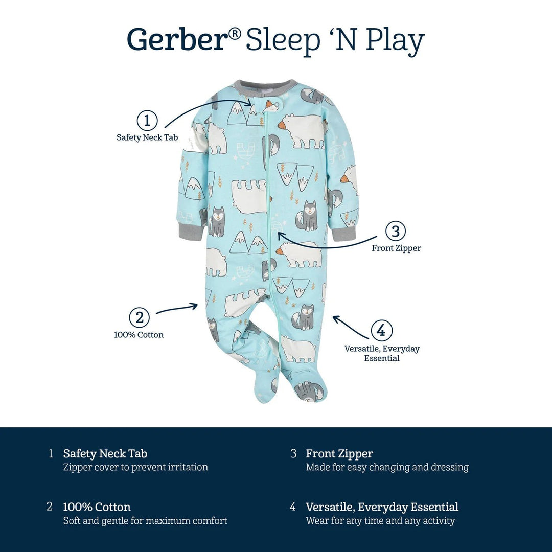 Gerber Childrenswear Polar Pals - Sleep N Play Set