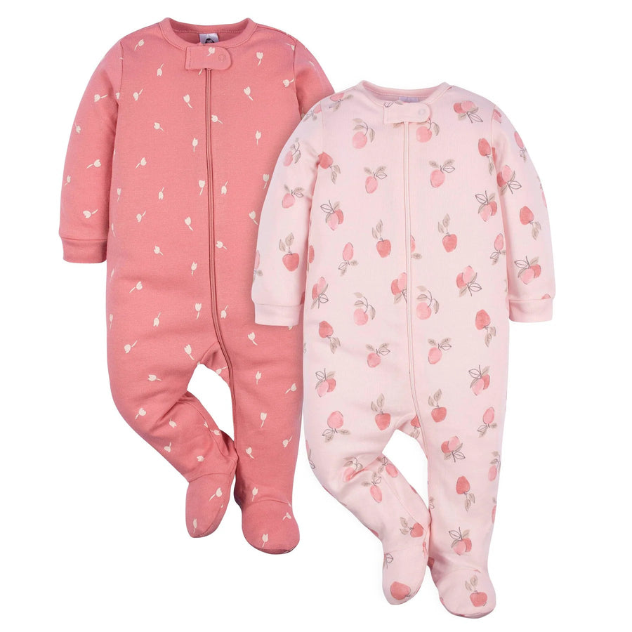 Gerber Childrenswear Sleep 'N Play in Pink