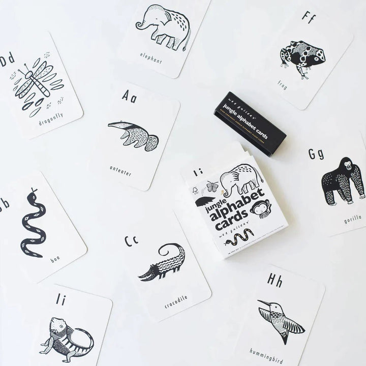 Wee Gallery Art Cards - Jungle Alphabet Cards