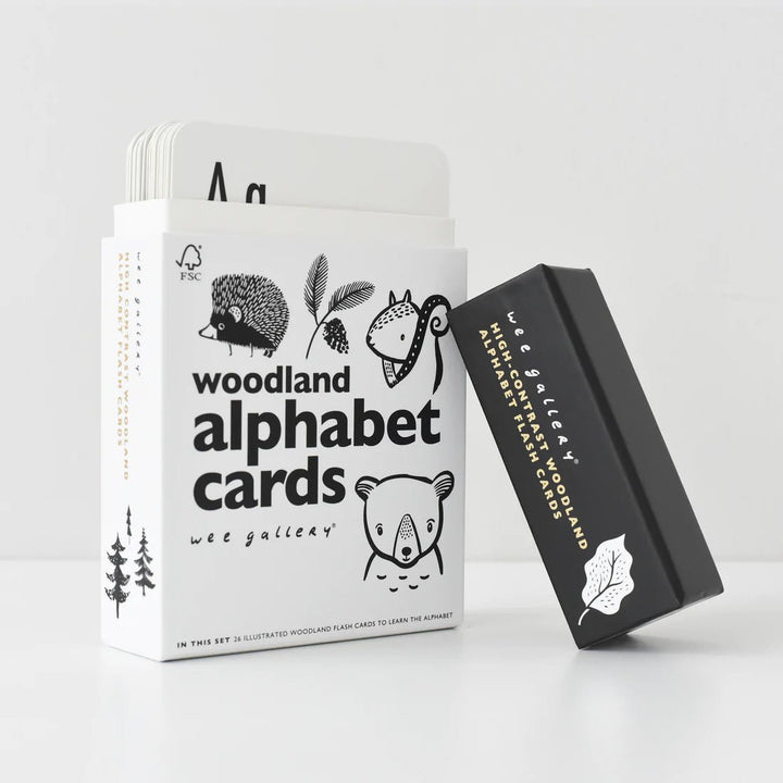 Wee Gallery Art Cards - Woodland Alphabet Cards