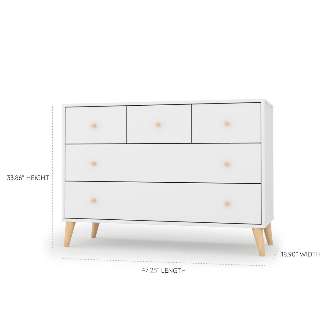 dadada furniture Austin 5 - drawer Dresser