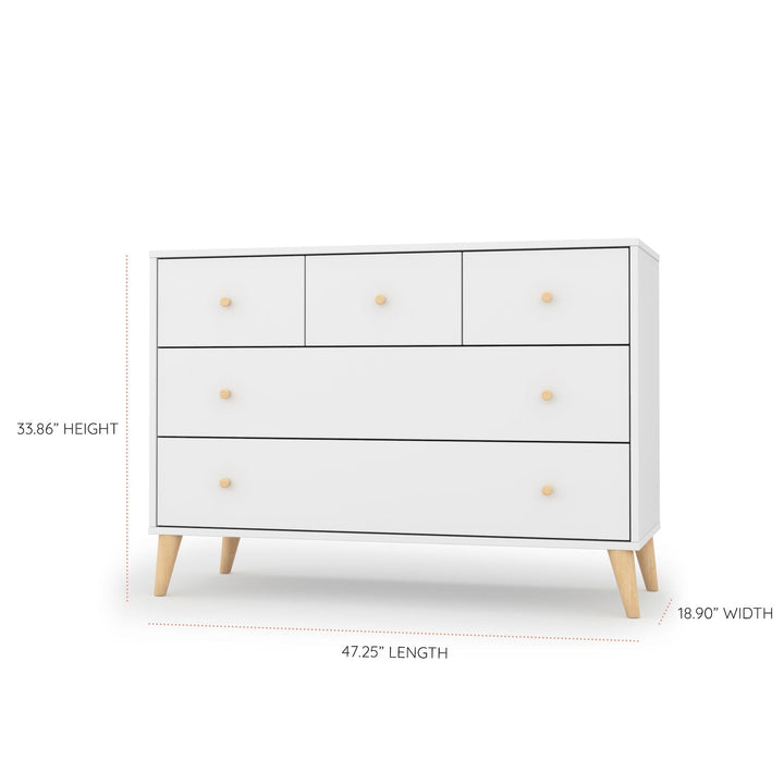 dadada furniture Austin 5 - drawer Dresser