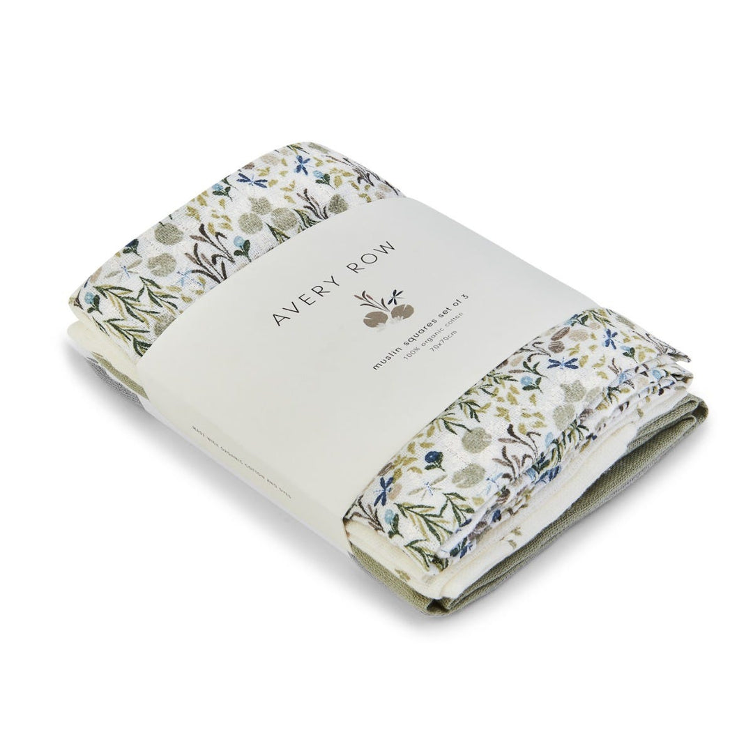 Avery Row Avery Row Muslin Squares - Set of 3
