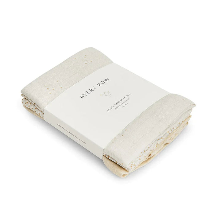 Avery Row Avery Row Muslin Squares - Set of 3