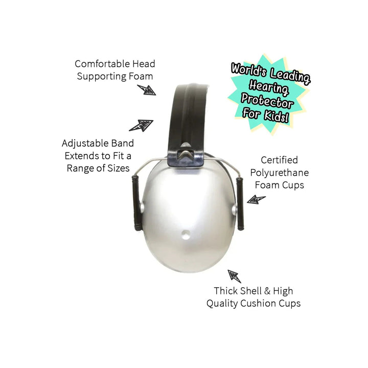 Baby Banz Kids Hearing Protection Earmuffs 2y+
