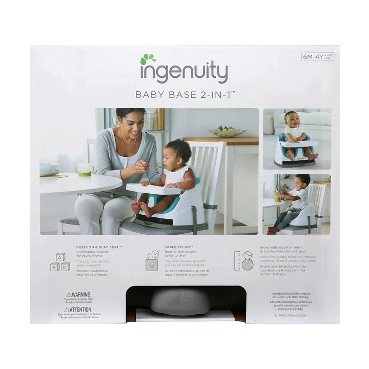 InGenuity Baby Base 2 - in - 1 Seat - Slate
