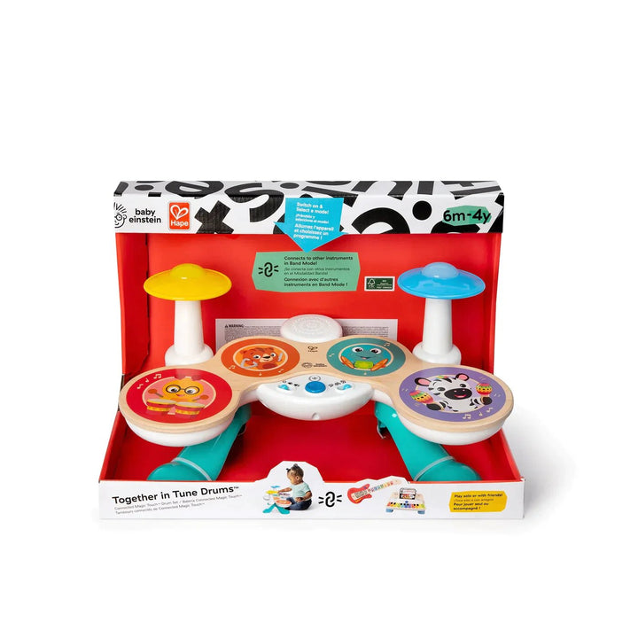 Baby Einstein HAPE Together in Tune Drums Connected Magic Touch Drum Set