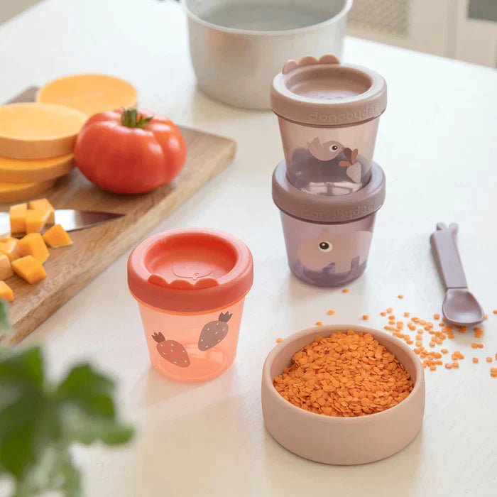 Done By Deer baby food container 3 - pack ozzo