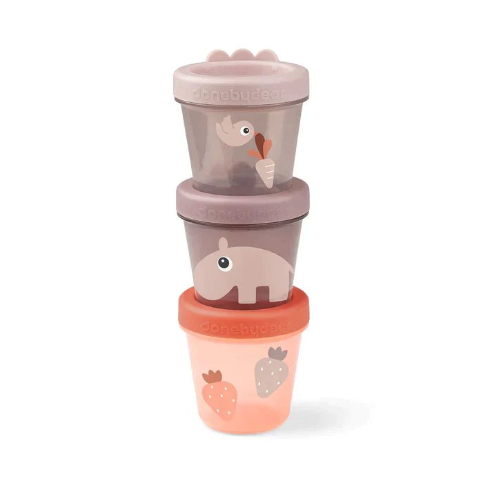 Done By Deer baby food container 3 - pack ozzo
