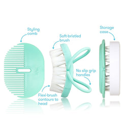Fridababy Baby Head - Hugging Hairbrush + Styling Comb Set