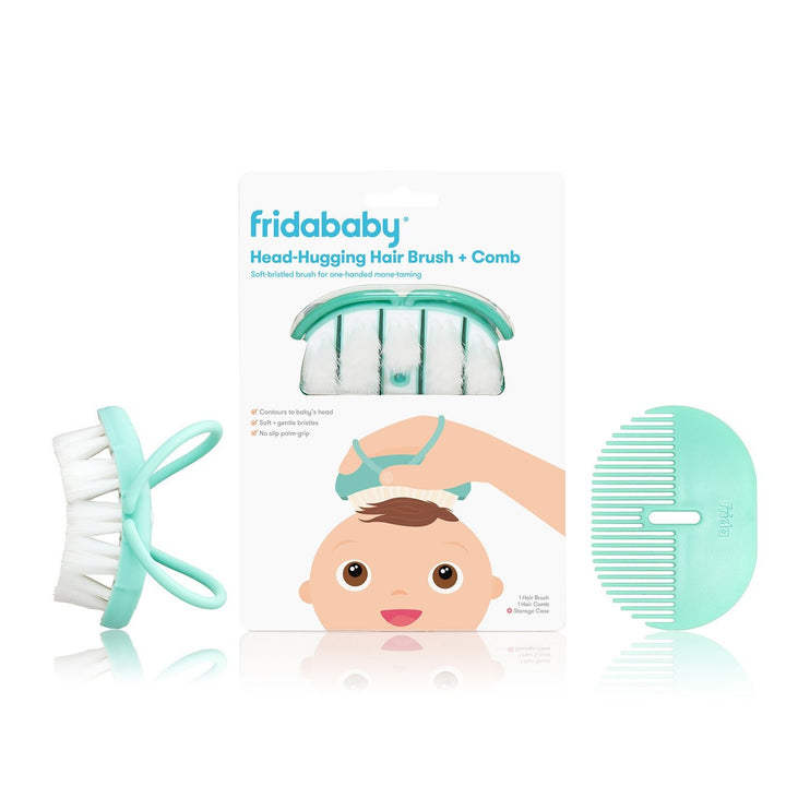 Fridababy Fridababy Baby Head - Hugging Hairbrush + Styling Comb Set Baby Health & Grooming Kits