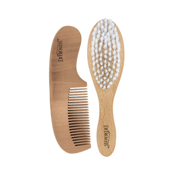 Dr. Brown’s Dr. Brown’s Soft and Safe Baby Brush + Comb Baby Health & Grooming Kits