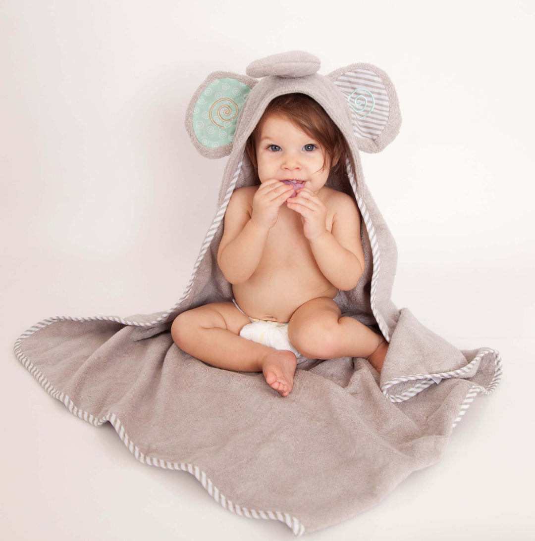 Zoocchini Zoocchini Baby Snow Terry Hooded Bath Towel 0 - 18M