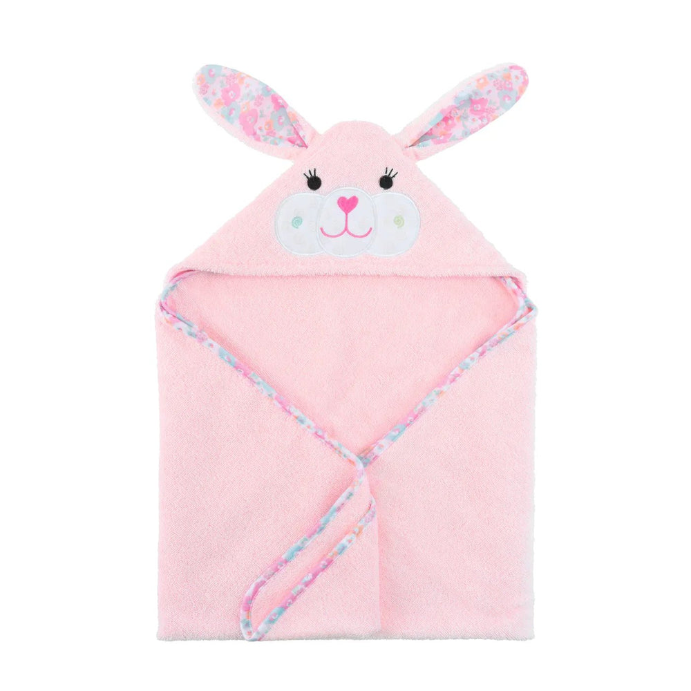 Zoocchini Baby Snow Terry Hooded Bath Towel 0 - 18M
