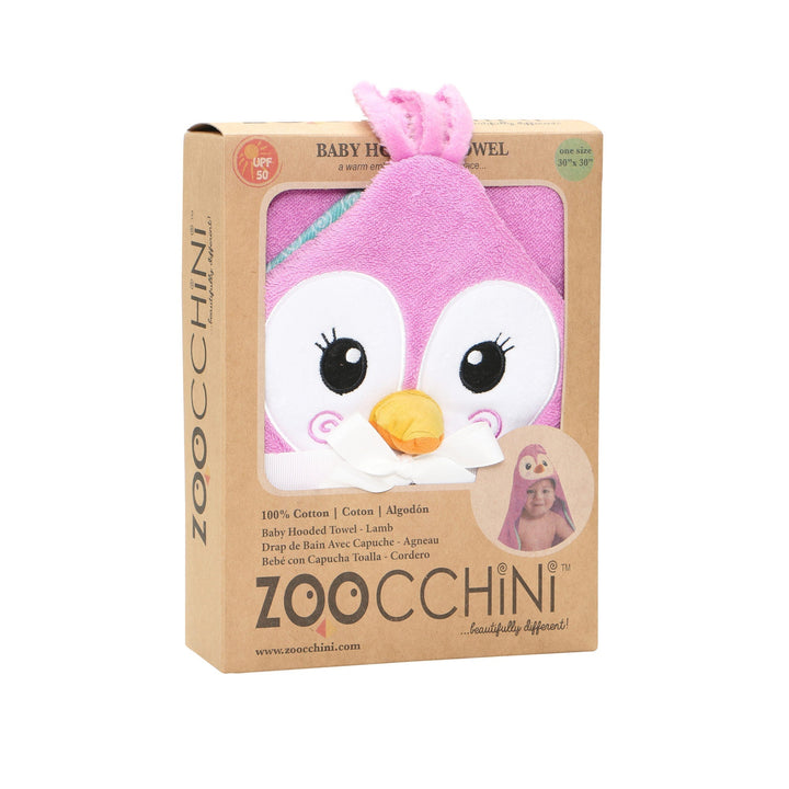 Zoocchini Zoocchini Baby Snow Terry Hooded Bath Towel 0 - 18M