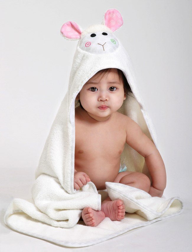 Zoocchini Zoocchini Baby Snow Terry Hooded Bath Towel 0 - 18M