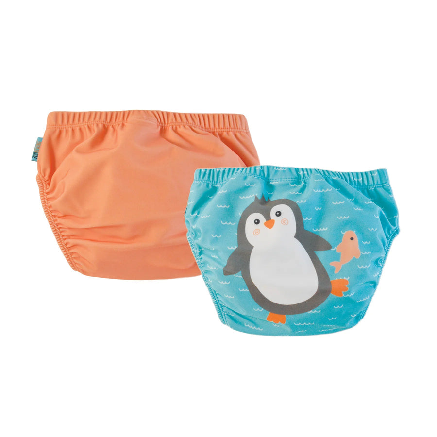 Zoocchini Baby Toddler Knit Swim Diaper 2 Piece Set