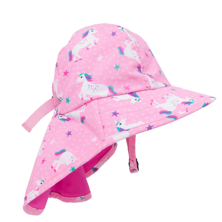 Zoocchini UPF50+ Baby Toddler Cape Sun Hat