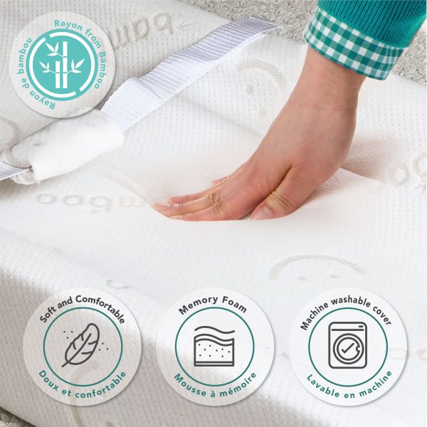 Baby Works Memory Foam Contoured Change Pad w/ Storage Pocket