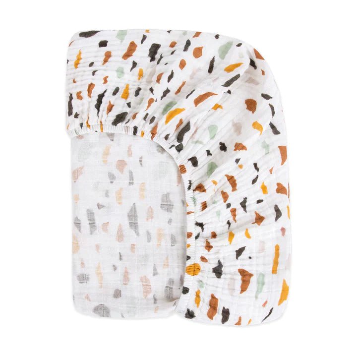 Babyletto Mini Crib Sheet GOTS Certified Organic Muslin Cotton