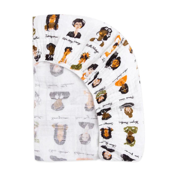Babyletto Mini Crib Sheet GOTS Certified Organic Muslin Cotton