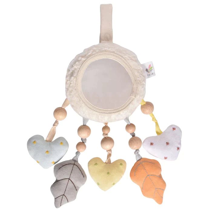 tikiri Bahbah the Lamb Mobile with Fabric Hearts