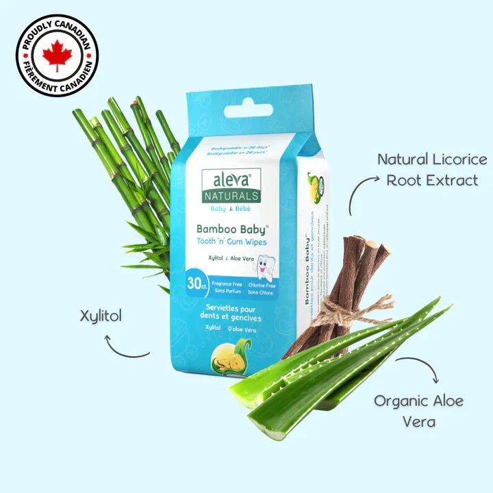 aleva NATURALS Bamboo Baby Daily Essentials Wipes Pack